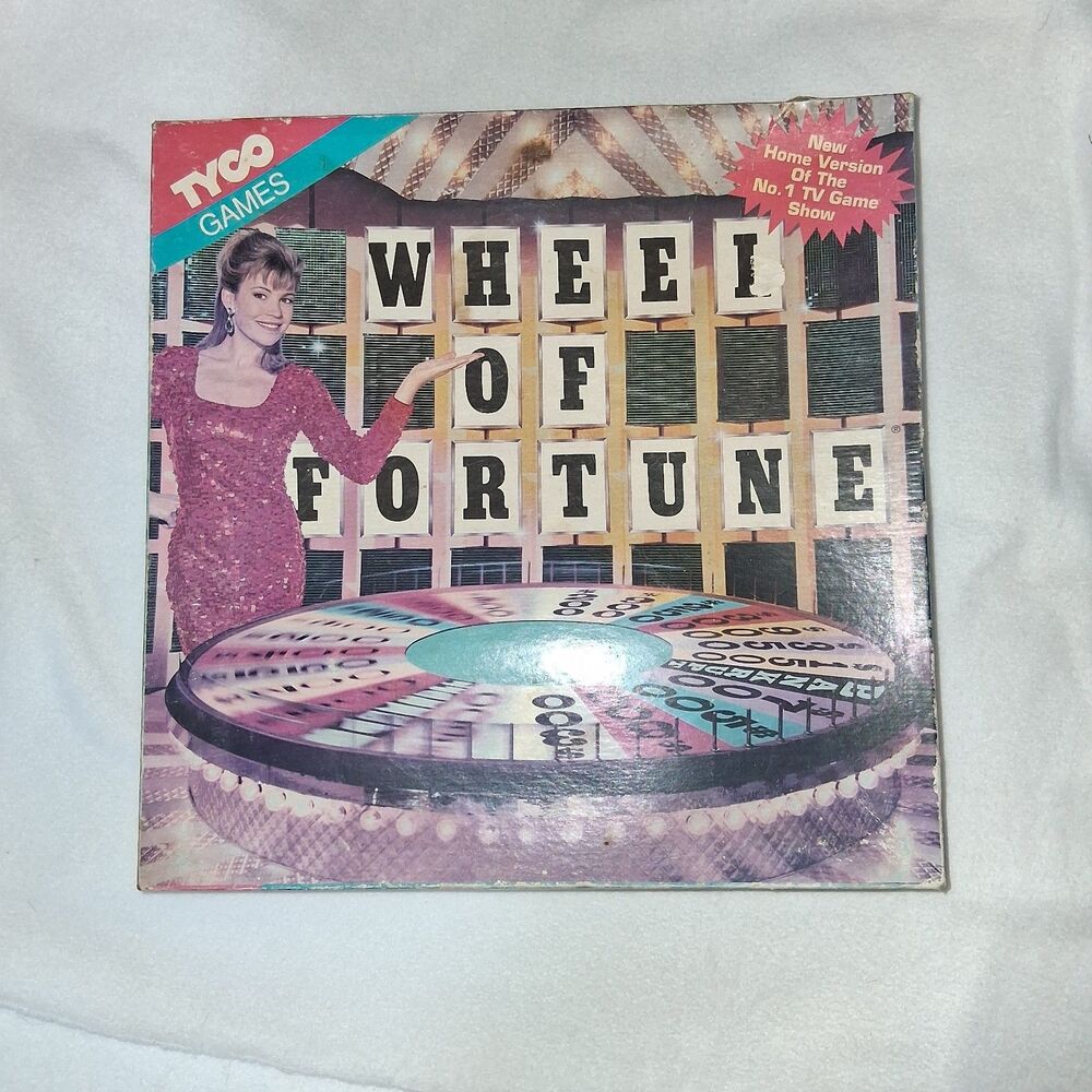 Vintage Tyco Wheel Of Fortune Board Game TV Game Show 1992.